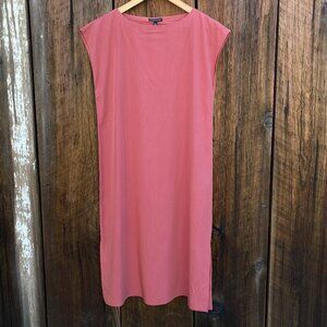 NWT Eileen Fisher Sandwashed Tencel Sleeveless Dress Size XS